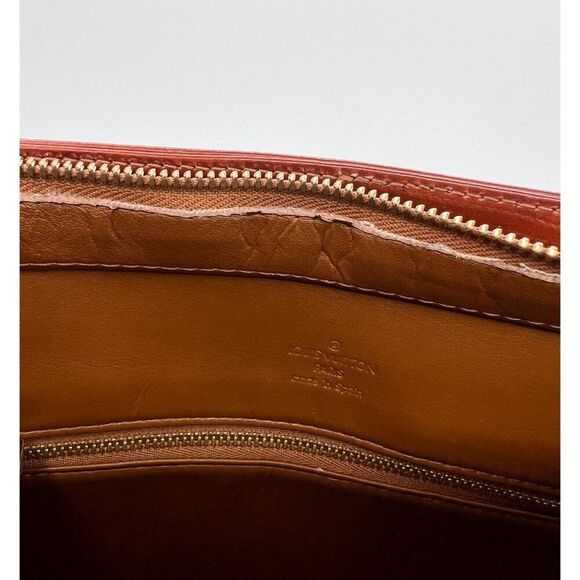 Authentic LOUIS VUITTON Monogram Vernis Houston LV Logo Patent Brentwood… - Picture 12 of 13